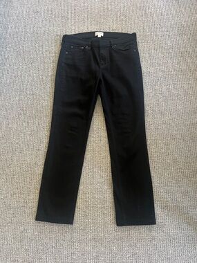 J Crew black matchstick jeans.  Sz 29